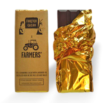 FOREVER CACAO X FARMERS’ UNROASTED CHOCOLATE BAR 40g
