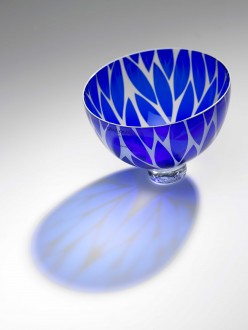 Long Leaf Bowl - Cobalt Blue 