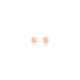 Rose Gold Dot Stud Earrings