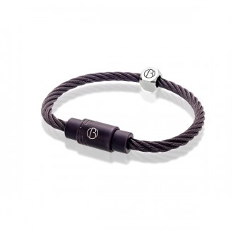 Cable™ PVD Anthracite Bracelet