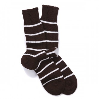Brown University Striped Socks