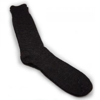 Dark Brown Alpaca Socks