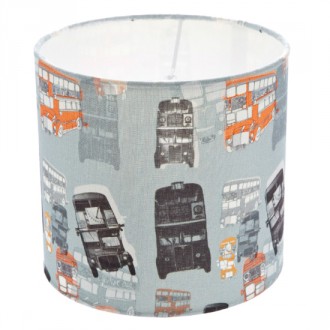 London Bus Lampshade Blue (available in 3 sizes)