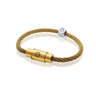 Cable™ PVD Matte Gold Bracelet