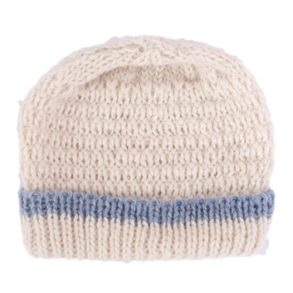 Albion Cream and Blue Hat 