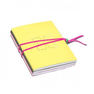 Notebook 3 Pack – Yellow/Black/Pink