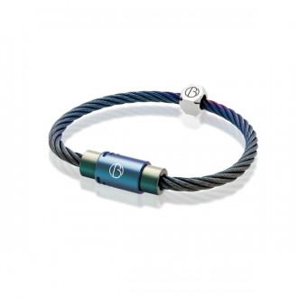 Cable™ PVD Petrol Bracelet