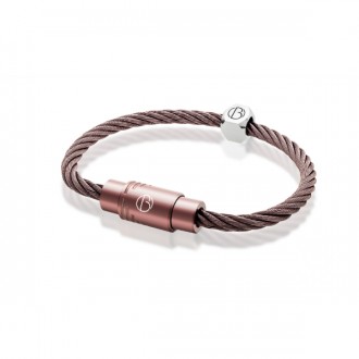 Cable™ PVD Rose Gold Bracelet