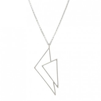 Triangle in a Triangle Necklace 