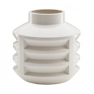 Chimney Cap Vase - Off White